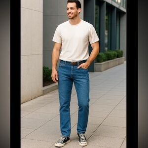 Lee Classic Slim Fit Straight Leg Jeans – Size (30X30)